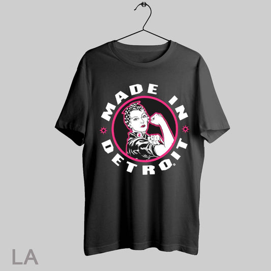 Top Rosie Black Heather Made In Detroit T Shirt Sweatshirt Hoodie Shirt