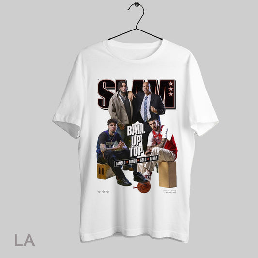 Top Slam Cover Ball Up Top Lamelo Lonzo Gelo Lavar April May 2025 T Shirt Sweatshirt Hoodie Shirt