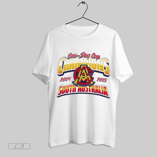 Top Saca South Australia One Day Cup Champions 2024 2025 T Shirt Sweatshirt Hoodie Shirt