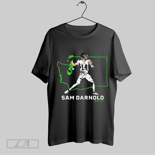 Top Sam Darnold State Star Seattle Seahawks Nfl Football Painting T Shirt Sweatshirt Hoodie Shirt