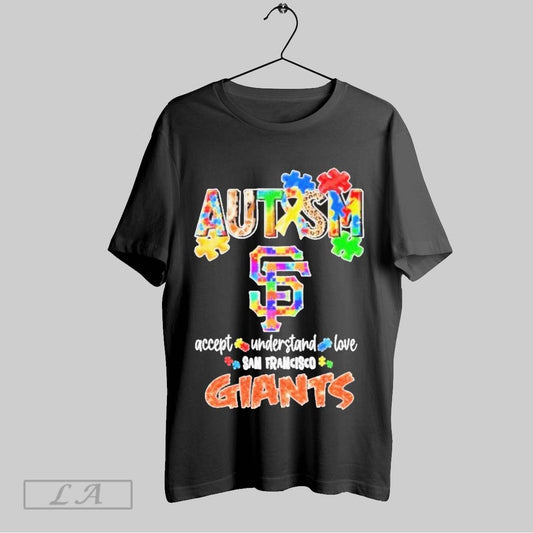 Top San Francisco Giants Autism Accept Understand Love T Shirt Sweatshirt Hoodie Shirt
