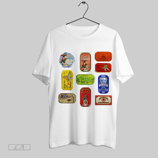 Top Sardine Tins Cute Retro T Shirt Sweatshirt Hoodie Shirt