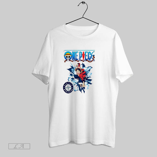 Top Seattle Mariners X One Piece T Shirt Sweatshirt Hoodie Shirt