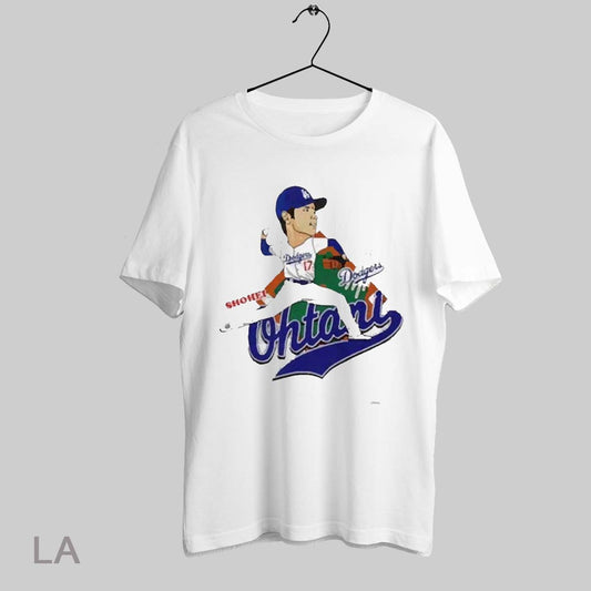 Top Shohei Ohtani Los Angeles Dodgers Player Cartoon Vintage T Shirt Sweatshirt Hoodie Shirt