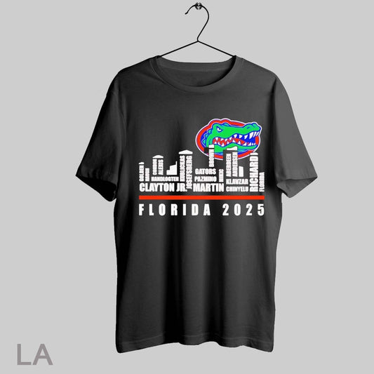 Top Skyline 2024 2025 Florida Gators Players Name T Shirt Sweatshirt Hoodie Shirt