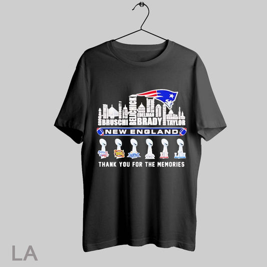 Top Skyline New England Patriots Thank You For The Memories T Shirt Sweatshirt Hoodie Shirt