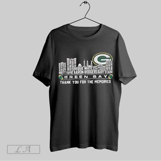 Top Skyline City Green Bay Thank You For The Memories 2025 T Shirt Sweatshirt Hoodie Shirt