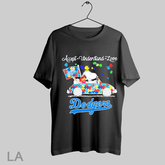 Top Snoopy And Muppet Accept Understand Love Los Angeles Dodgers T Shirt Sweatshirt Hoodie Shirt