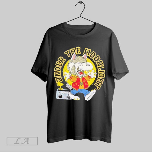 Top Snoopy Under The Moonlight 2025 T Shirt Sweatshirt Hoodie Shirt