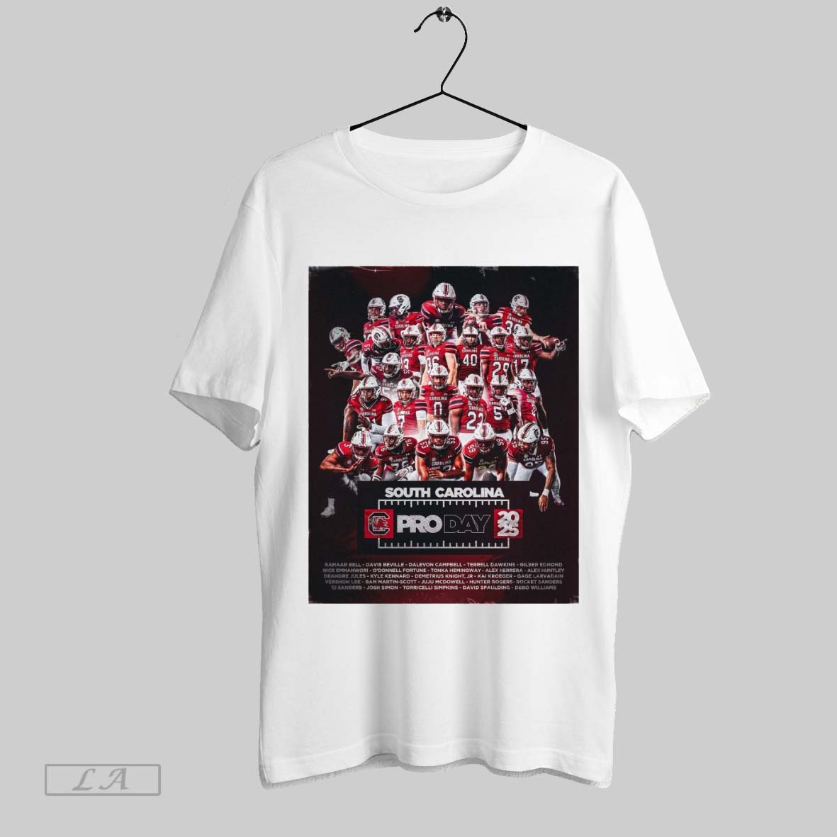 Top South Carolina Gamecocks Football Pro Day 2025 Kamar Bell Davis Beville Dalevon Campbell Poster Sweatshirt Tee Shirt