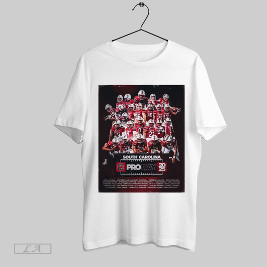 Top South Carolina Gamecocks Football Pro Day 2025 Kamar Bell Davis Beville Dalevon Campbell Poster Sweatshirt Tee Shirt