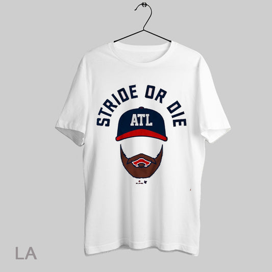 Top Spencer Strider Atlanta Braves Stride Or Die Beard Mlb Baseball 2025 T Shirt Sweatshirt Hoodie Shirt