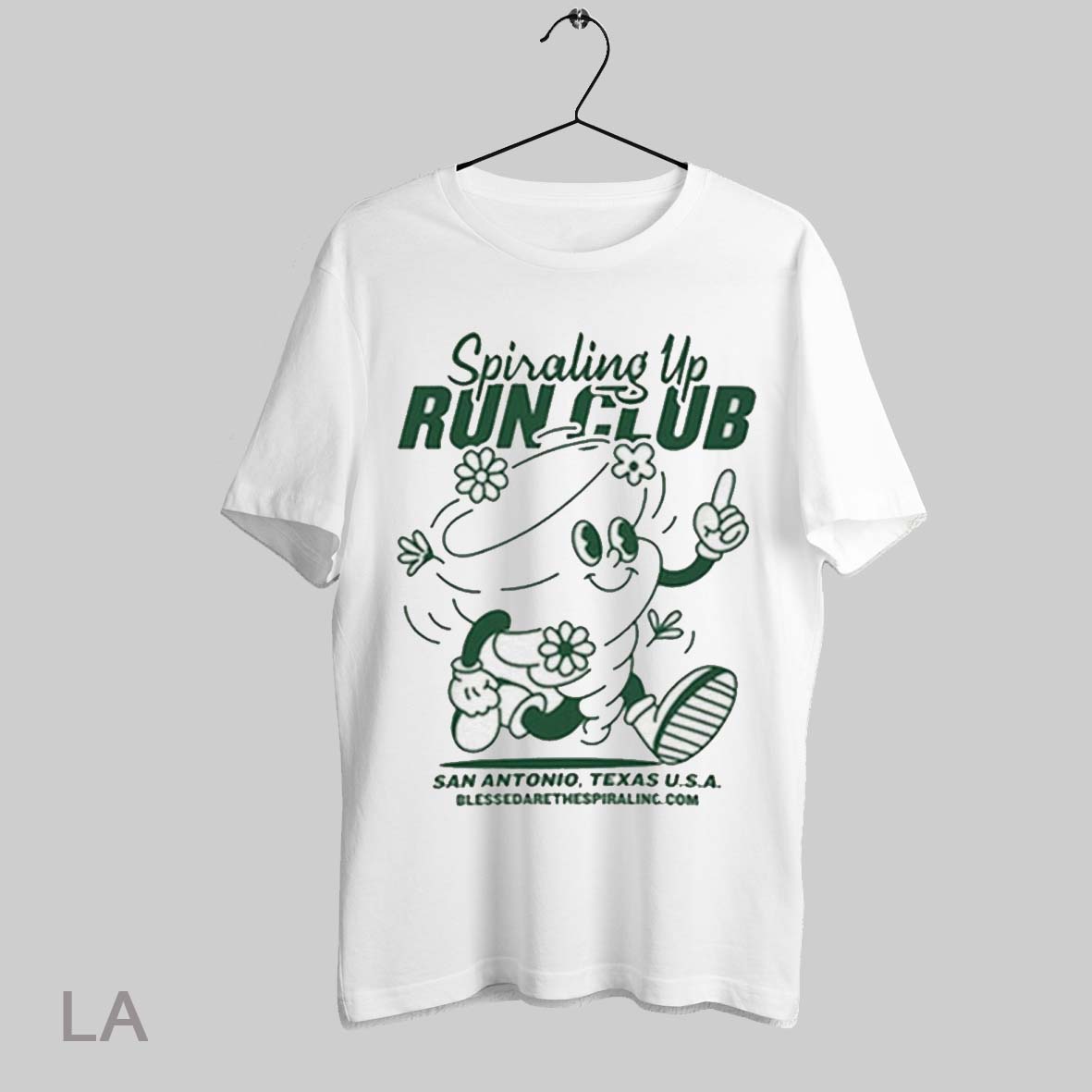 Top Spiraling Up Run Club San Antonio Texas Usa Blessedarethespiraling Com Painting T Shirt Sweatshirt Hoodie Shirt