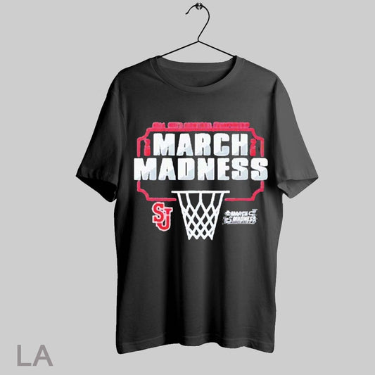 Top St Johns Red Storm March Madness 2025 T Shirt Sweatshirt Hoodie Shirt