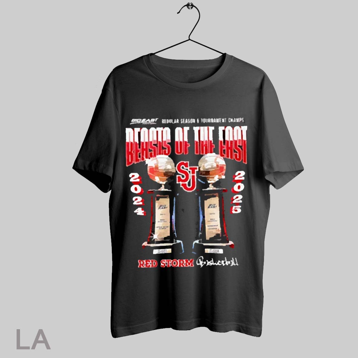 Top St Johns Regular Season X Tournament Champions Beasts Of The East 2025 T Shirt Sweatshirt Hoodie Shirt