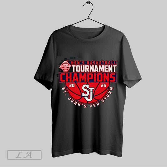 Top St Johns University Mens Basketball 2025 Big East Tournament Champions T Shirt Sweatshirt Hoodie Shirt