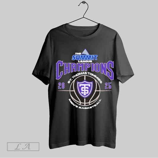 Top St Thomas Tommies 2025 Summit League Mens Basketball Tournament Champions T Shirt Sweatshirt Hoodie Shirt