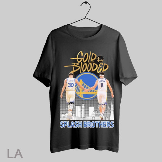 Top Stephen Curry And Klay Thompson Gold Blooded Splash Brothers Golden State Warriors T Shirt Sweatshirt Hoodie Shirt