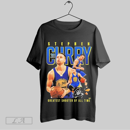 Top Stephen Curry Golden State Warriors 30 Greatest Shooter Of All Time Signature T Shirt Sweatshirt Hoodie Shirt
