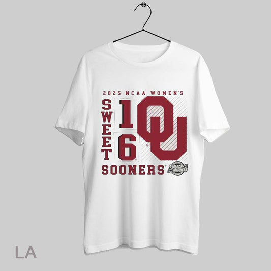 Top Sweet 16 Oklahoma Sooners 2025 Ncaa Womens Basketball Tournament March Madness No Look Pass T Shirt Sweatshirt Hoodie Shirt