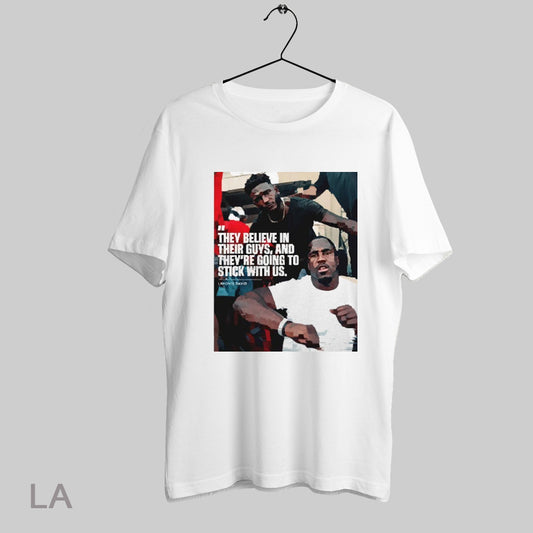 Top Tampa Bay Buccaneers Lavonte David They Believe In Their Guys Theyre Going To Stick With Us 2025 T Shirt Sweatshirt Hoodie Shirt