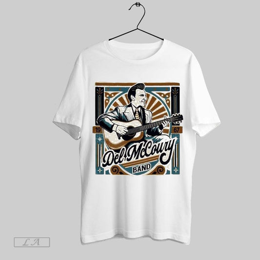 Top Tan Del Mccoury Band 1967 Guitar T Shirt Sweatshirt Hoodie Shirt
