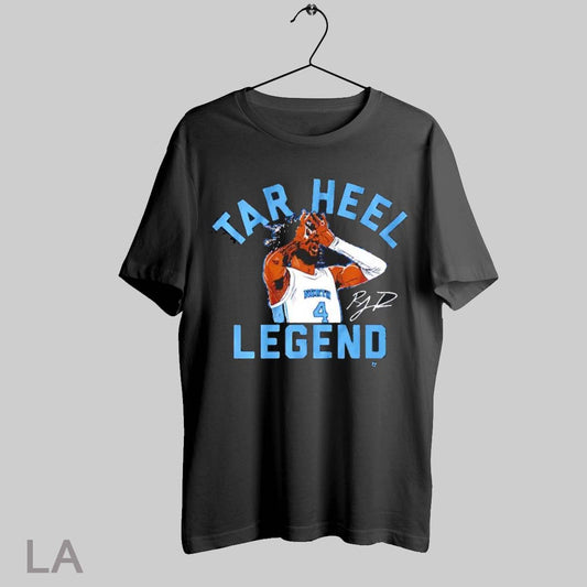 Top Tar Heel Legend Unc Basketball Rj Davis T Shirt Sweatshirt Hoodie Shirt