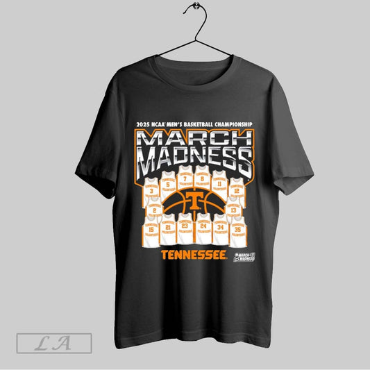 Top Tennessee Vols Ncaa Mens Basketball Championship Jersey Team March Madness 2025 Logos T Shirt Sweatshirt Hoodie Shirt