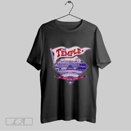 Top Texas Rangers The Temple In Arlington Texas Baseball 1994 T Shirt Sweatshirt Hoodie Shirt