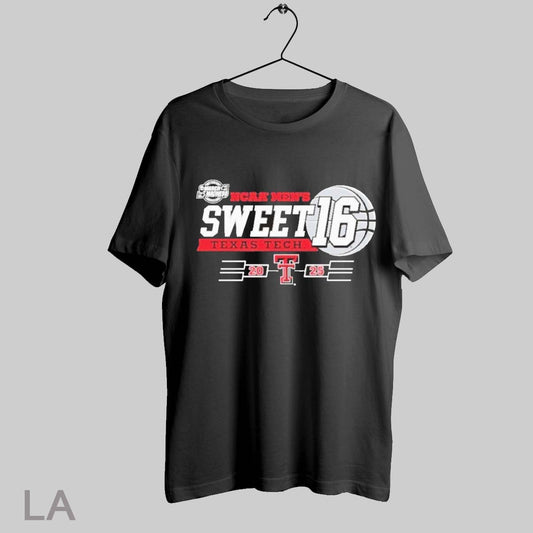 Top Texas Tech Basketball 2025 Sweet 16 Brackets T Shirt Sweatshirt Hoodie Shirt