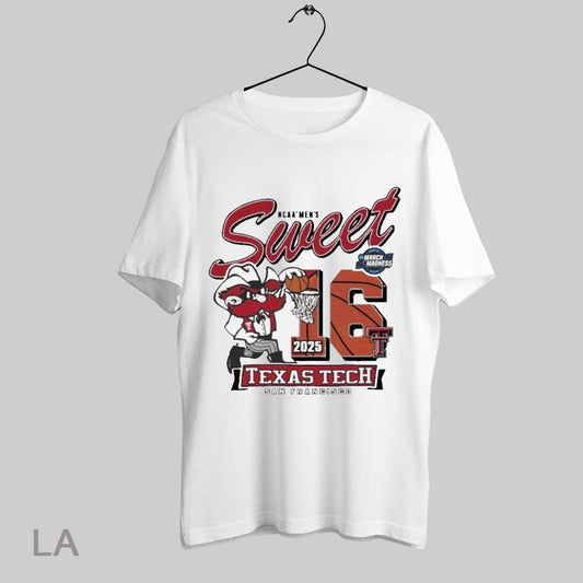 Top Texas Tech Basketball 2025 Sweet 16 Dunk On You T Shirt Sweatshirt Hoodie Shirt
