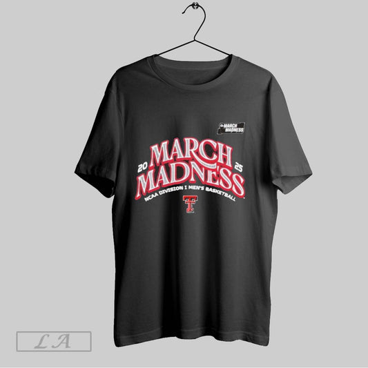 Top Texas Tech Mens Basketball 2025 March Madness Bound T Shirt Sweatshirt Hoodie Shirt