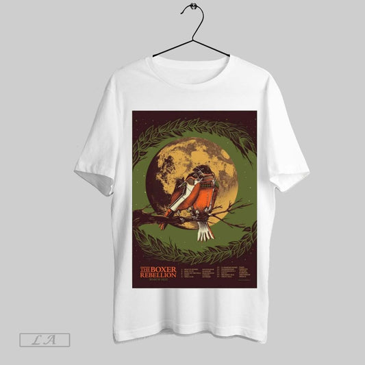 Top The Boxer Rebellion March 2025 Tour Rescue Rooms Nottingham King Tuts Glasgow Band On The Wall Manchester Poster T Shirt Sweatshirt Hoodie Shirt