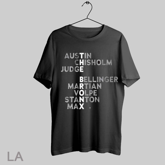 Top The Bronx New York Yankees Names Austin Chisholm Judge Bellinger Martian Volpe Stanton Max Mlb 2025 T Shirt Sweatshirt Hoodie Shirt