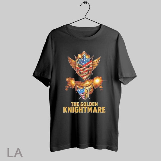 Top The Golden Knightmare Cody Rhodes Vegas Golden Knights T Shirt Sweatshirt Hoodie Shirt