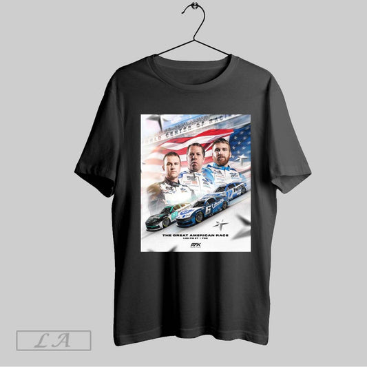 Top The Great American Race World Center Of Racing Daytona 500 Race Day Poster T Shirt