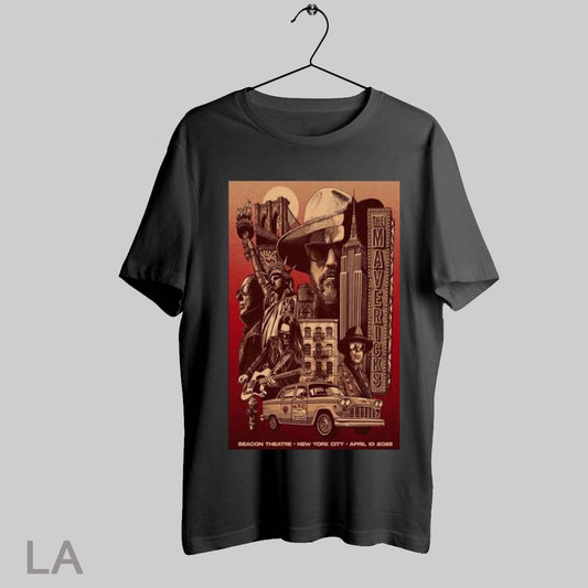 Top The Mavericks Apr 10 2025 Beacon Theatre New York Ny Tour T Shirt Sweatshirt Hoodie Shirt