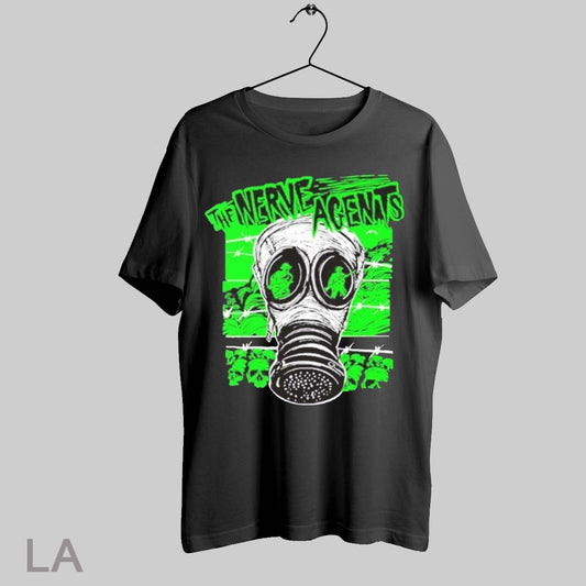 Top The Nerve Agents X Revelation Records Gas Mask 2025 T Shirt Sweatshirt Hoodie Shirt