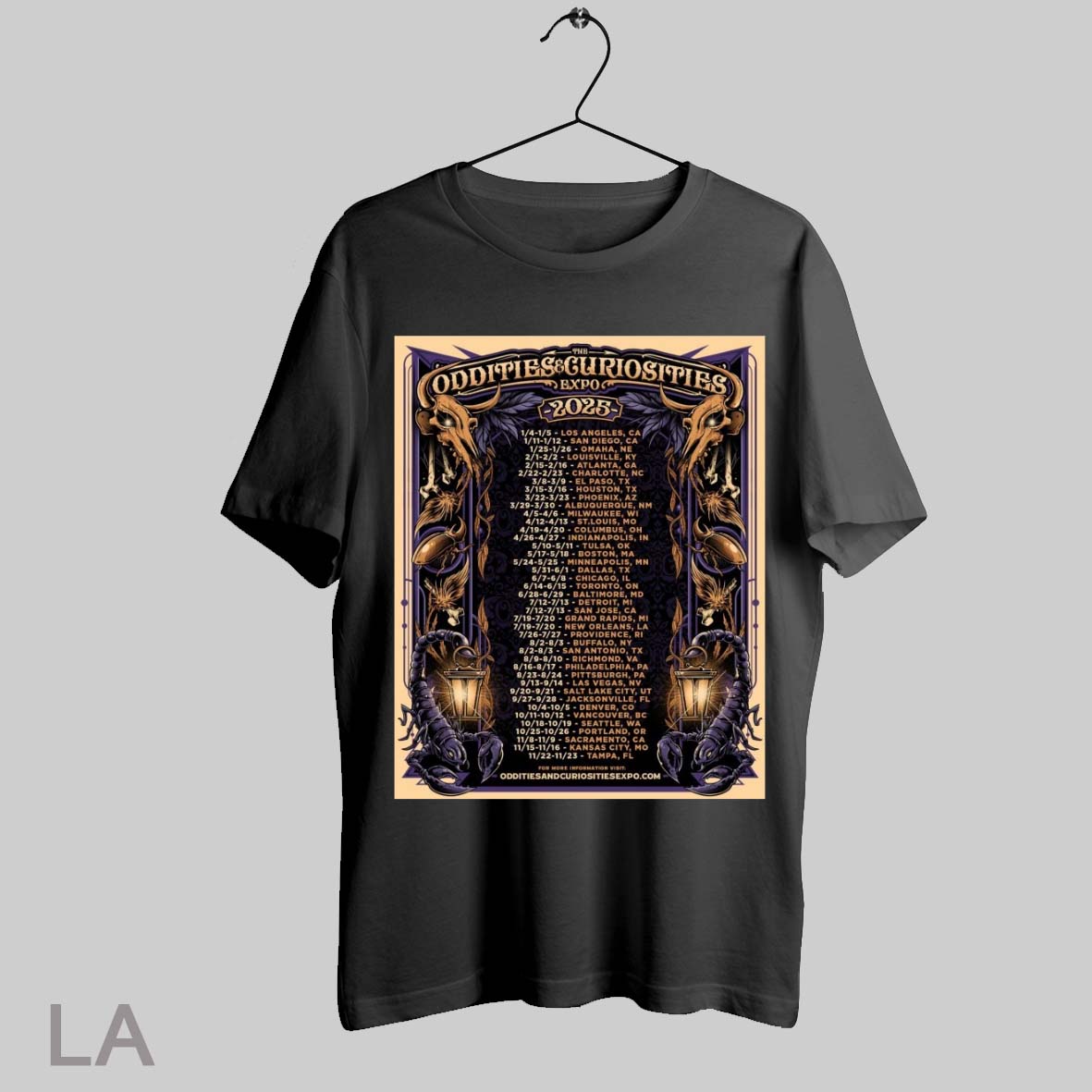 Top The Oddities And Curiosities Expo 2025 1 4 1 5 Los Angeles Ca 1 11 1 12 San Diego Ca Poster T Shirt Sweatshirt Hoodie Shirt