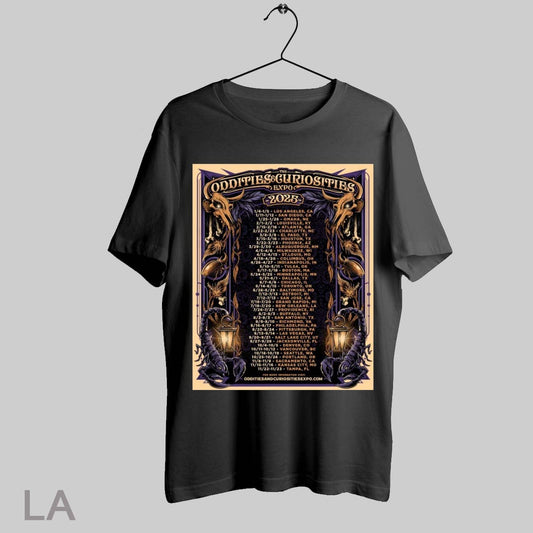 Top The Oddities And Curiosities Expo 2025 1 4 1 5 Los Angeles Ca 1 11 1 12 San Diego Ca Poster T Shirt Sweatshirt Hoodie Shirt