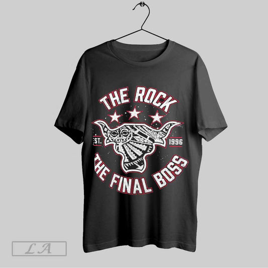 Top The Rock Final Boss Brahma Mens T Shirt Sweatshirt Hoodie Shirt