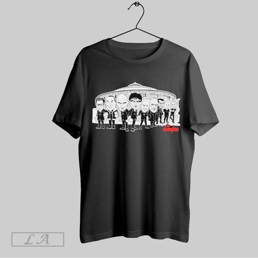 Top The Stranglers All The Heroes Caricature T Shirt Sweatshirt Hoodie Shirt