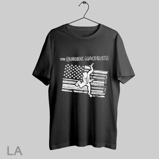 Top The Suicide Machines Barcode Flag T Shirt Sweatshirt Hoodie Shirt