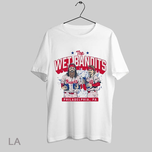 Top The Wet Bandits Philadelphia Pa Bryson Stott Brandon Marsh Philadelphia Phillies Mlb Graphic 2025 T Shirt Sweatshirt Hoodie Shirt