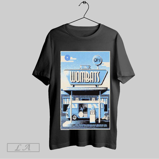 Top The Wombats Tour Feb 18 20 2025 At Earth In London Uk Poster Sweatshirt T Shirt