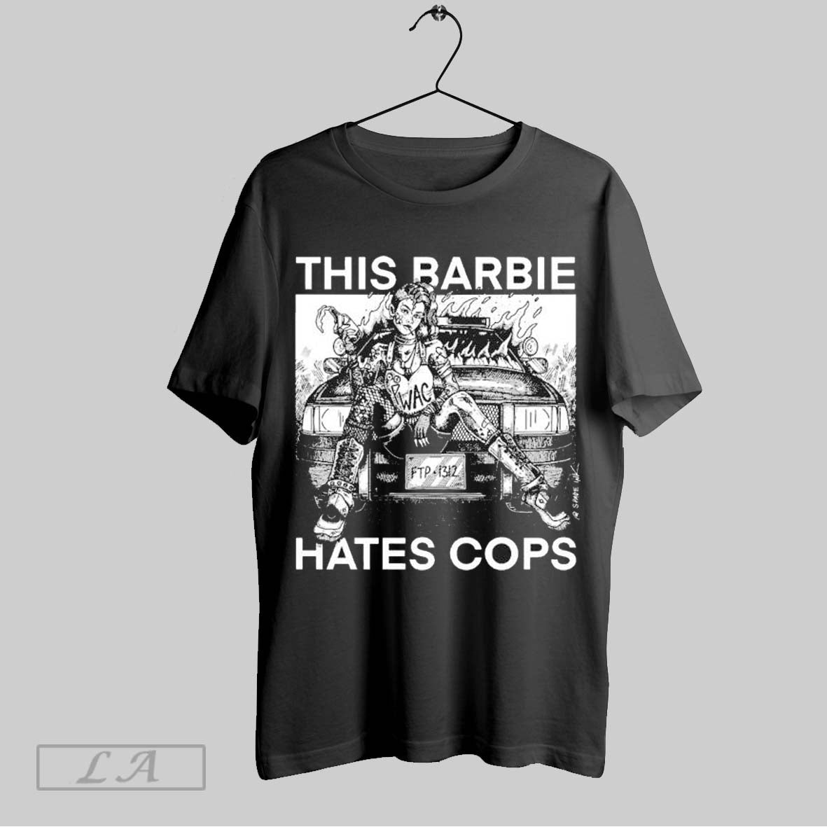Top This Barbie Hates Cops T Shirt Sweatshirt Hoodie Shirt