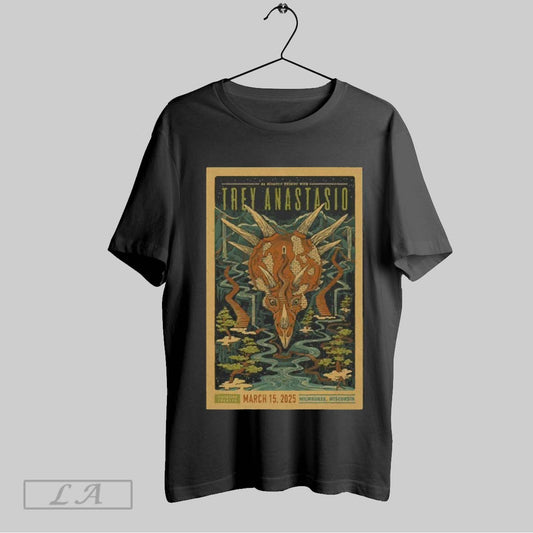 Top Trey Anastasio Mar 15 2025 Riverside Theater In Milwaukee Wi Poster T Shirt Sweatshirt Hoodie Shirt
