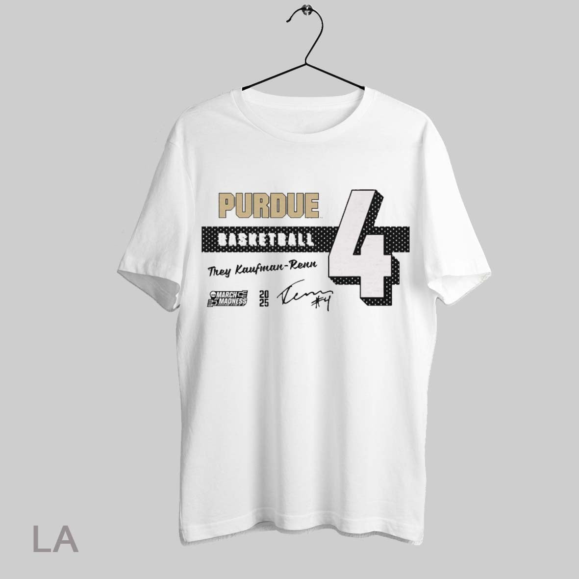Top Trey Kaufman Renn Autograph Sport Purdue Boilermakers Basketball Ncaa March Madness 2025 Signature T Shirt Sweatshirt Hoodie Shirt
