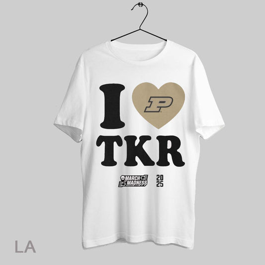 Top Trey Kaufman Renn I Heart Tkr Purdue Boilermakers Basketball Ncaa March Madness 2025 T Shirt Sweatshirt Hoodie Shirt