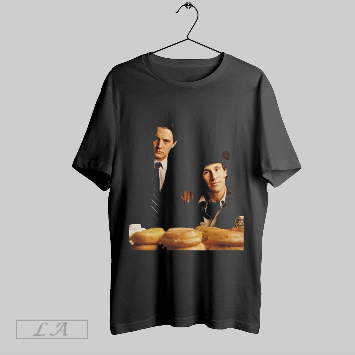 Top Twin Peaks Kyle Maclachlan Michael Ontkean Donuts Portrait Graphic T Shirt Sweatshirt Hoodie Shirt